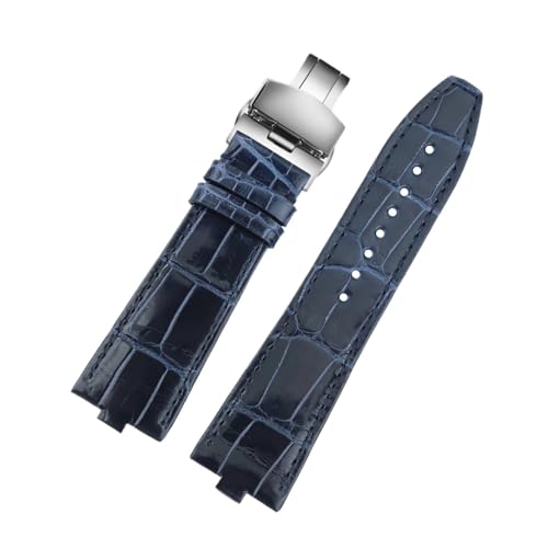 Bracelet alligator 24 mm x 7 pour série 4500 | Style homme du bureau aux voyages