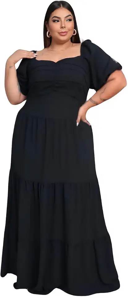 Vestido Longo Frisado Belíssimo G1; G2; G3 E G4 1ºgeração
