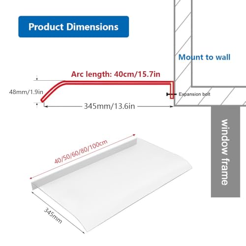 Marquise de terrasse extérieure auvent polycarbonate contre la pluie
