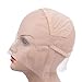 Full Lace Wig Cap Wig Base with Adjustable Strap Hairnet Cap for Making Wig Caps (Beige L 23inch)