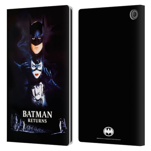 Étui Amazon Fire Max 11 Batman Returns en cuir format portefeuille