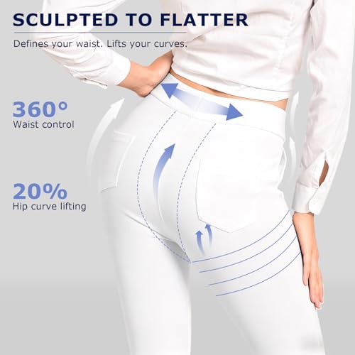 Image of Ginasy Dress Pants for Women, Pull-On Business Casual Leggings