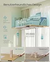 SONGMICS Höhenverstellbarer Schreibtisch 120 x 60 cm – Ansicht 6