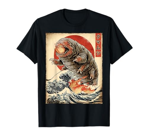 Tardigrade Water Bear Microbiology Kaiju Monster Japanese T-Shirt