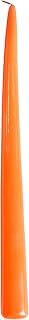 24 PCS Tall Taper Candles 11 Â½â€ Orange Naranja UNSCENTED Dinner Candle Sticks