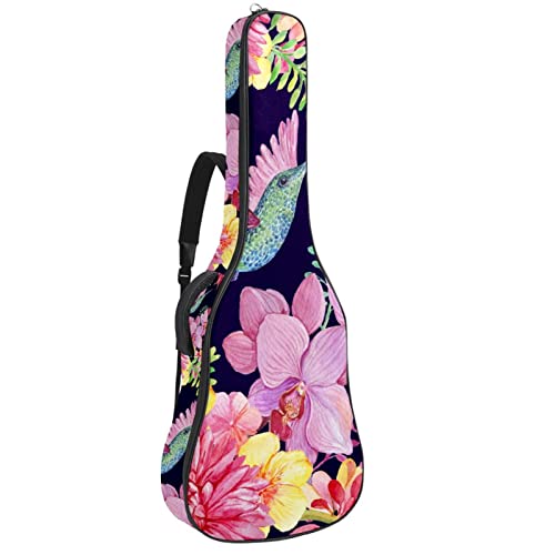 Sac à dos guitare imperméable à motif tournesol pour protéger votre instrument de la pluie