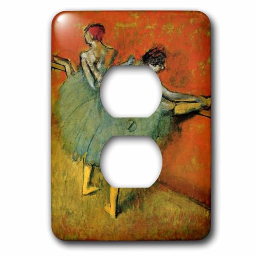Plaque double interrupteur Degas pour décoration de chambre d'amis - 2