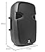 Imagen de Vonyx SPJ-1200A Altavoz Activo de 600 W con woofer de 12 Pulgadas