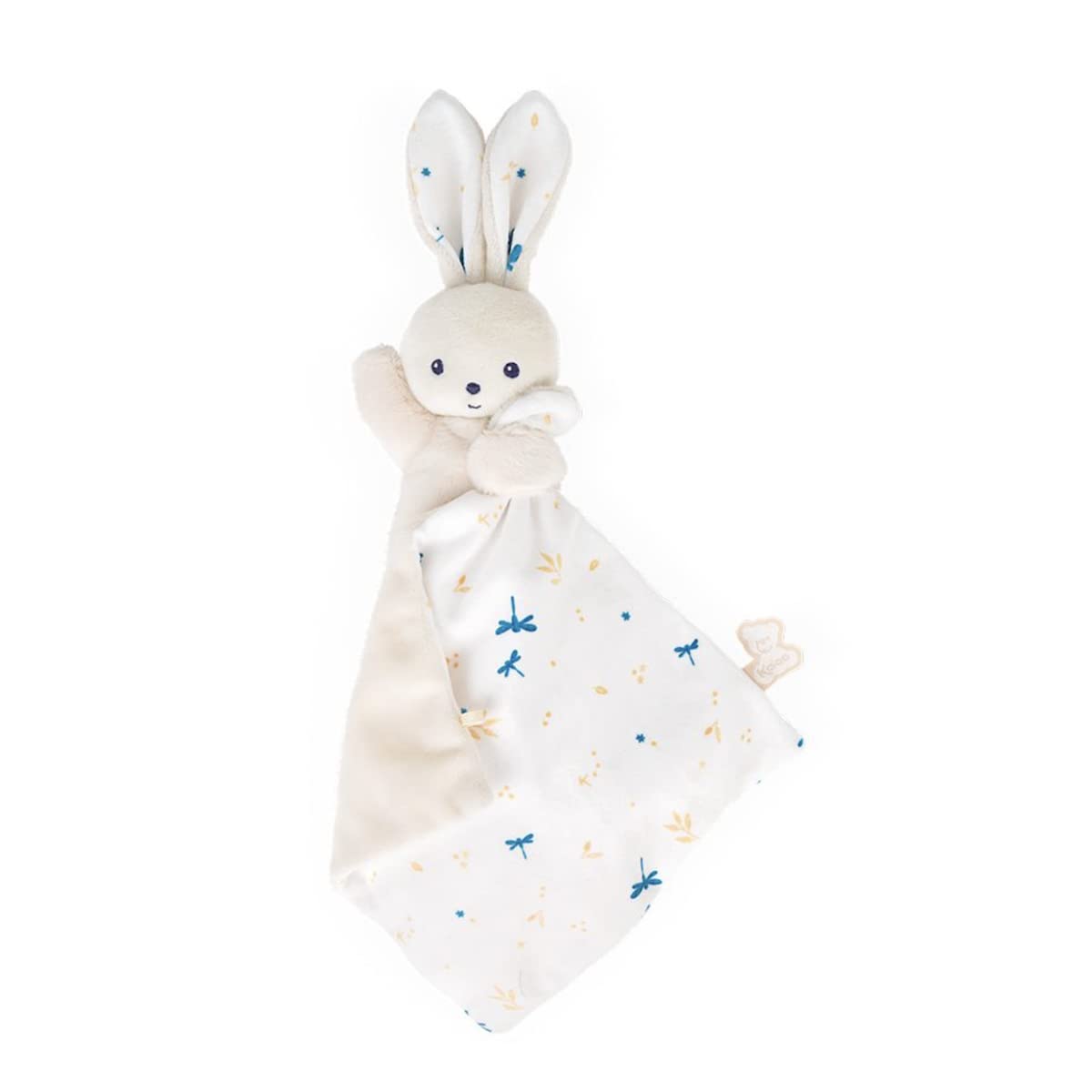 KALOO Carre Douceur DOUDOU Lapin Blanc DELICAT 17CM