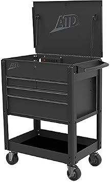 ATD Tools ATD-70451 31 in. 4 Drawer Quick Assembly Deluxe Service Cart