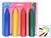 Jumbo Crayon Set, Large Size Crayons Great for Toddlers, Little Kids and Small Children, Washable Non-Toxic, 6-Inch Big, Fun Colors, 4-Pack
