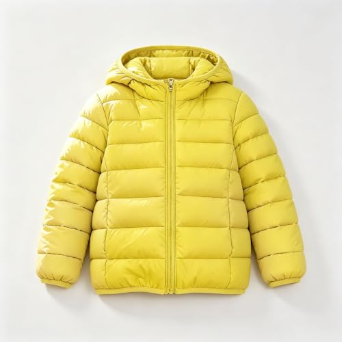 Girls Winter Coat Quilted Lightweight Outerwear Hooded Puffer Jackets 2-15Y - image 5