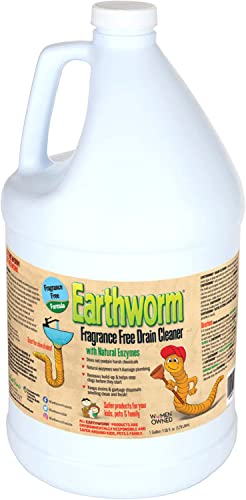 Earthworm Fragrance Free Drain Cleaner - Drain Opener - Natural Enzymes, Environmentally Responsible, Safer for Pets and Kids - 1 Gallon - Image 3