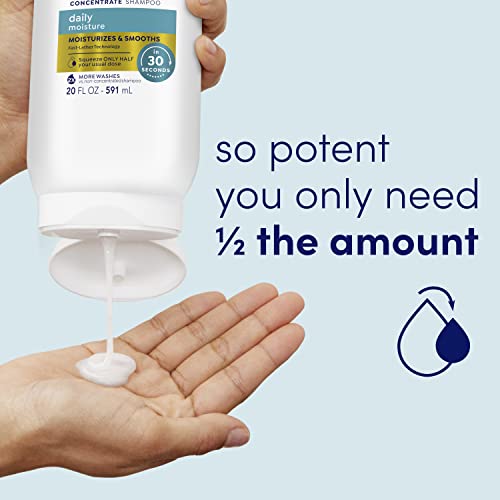 Dove Concentrate Shampoo And Conditioner Set For Dry Hair Moisturizes And Smooths In 30 Seconds, 2X More Washes, Combo Pack, 20 Fl Oz (Pack Of 2) #TOP4