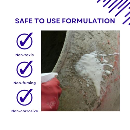 Akona Concrete & Masonry Dissolver - Removes & Softens Mortar & Cement, Heavy-Duty, Great for Tools & Mixers (28 Ounce)