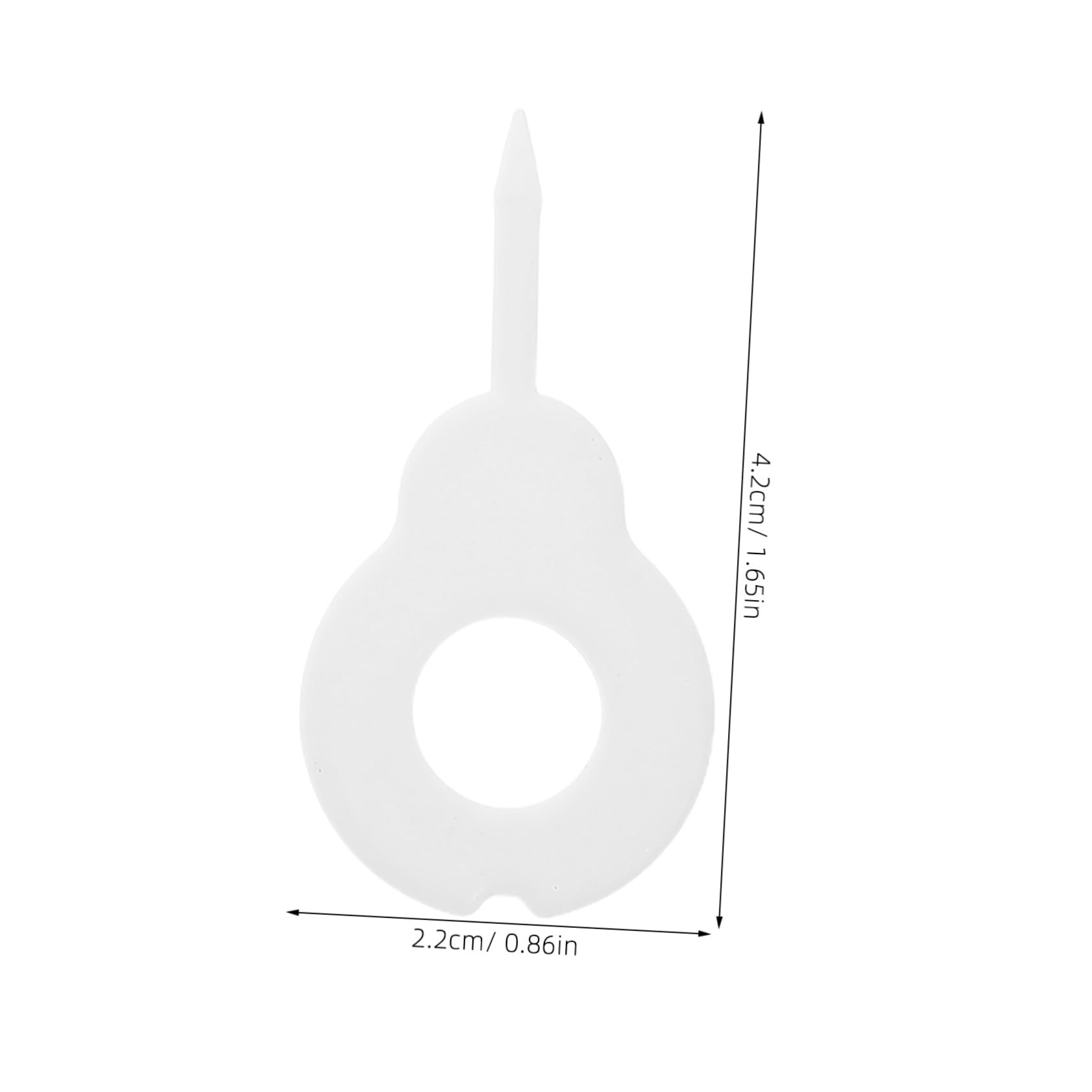 ULDIGI Ergonomic Design Baby Pacifier Hole Needle 100 Pieces Set for Toddlers Unclog Expand Kitten Pacifier Holes Milk Bottle Hole Bar Accessories