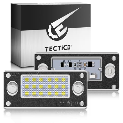 Luces matrícula LED TECTICO para coche Audi A3 S3 8L A4 S4 B5 RS4 kit de 2 bombillas traseras