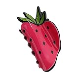 Horquillas para el pelo de frutas, horquillas para el pelo de comida divertida, pasadores de mandíbula de sujeción fuerte, bonitos clips de pelo de playa de verano, adolescentes, niñas, adultos