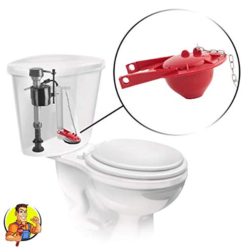 Toilet Flapper Replacement for Toto G Max– Flapper Valve Includes Stainless Steel Chain and Hook – Easy Install Water Saving Toilet Bowl Flapper- Nick The Fixer