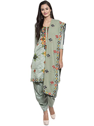 Shreyanvi Ready to Wear Indian Ethnic Designer Punjabi Patiala Dhoti Salwar Suit for Women (Medium, Olive Green) Shreyanvi Ready to Wear Indian Ethnic Designer Punjabi Patiala Dhoti Salwar Suit for Women (Medium, Olive Green)