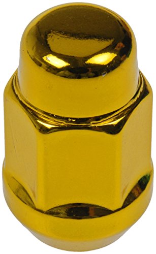 Dorman 711-335K Gold Acorn Nut Lock Set M12-1.50 Compatible with Select Models, 20 Pack