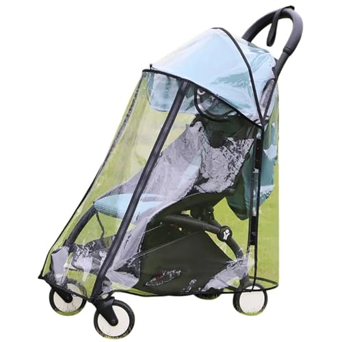 Housse pour poussettes de bébé étanche aux intempéries avec protection pluie