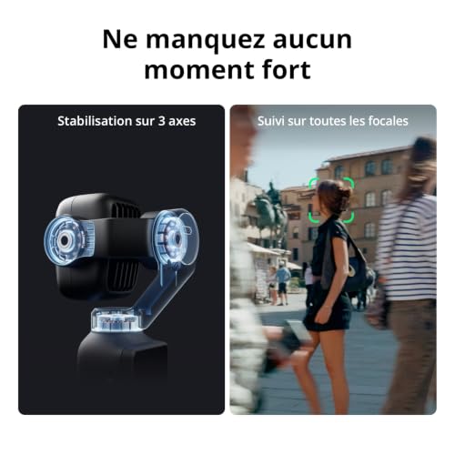 DJI Bundle Standard Osmo Pocket 4P, caméra vlog 4K à Double Objectif