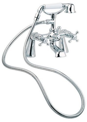 Deva TUD03 Tudor Chrome Bath Shower Mixer