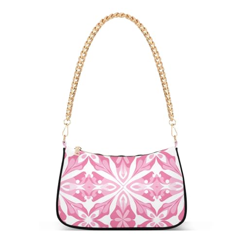 Sac à main à chaîne florale pêche fini le désordre des mamans