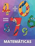  Matemáticas: Libreta Cuadriculada Cuadro Grande Perfecto para Niños que Comienzan a Estudiar Matemáticas  Cuaderno 21,59 x 27,94 cm (8.5\" x 11\") 120 Hojas