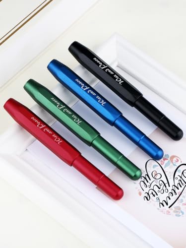 Stylo plume à pointe courbée EF en aluminium pour calligraphie - 3