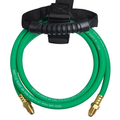 Image of 5FT Argon Gas Hose, Inert Gas Welding Hoses for MIG/TIG Welding Regulator (5FT, 6,56FT, 10FT Argon Hose), Argon CO2 Gas Regulator Adapter Hose for MIG/TIG Welder Flowmeter 1/4", 5/8" UNF-18RH