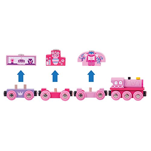 Bigjigs Rail Wooden Princess Trein - Andere belangrijke Rail Merken zijn Compatible - Image 3