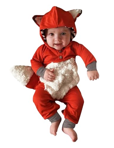 Image of Okbebe Baby Halloween Costume Unisex Toddler Cartoon Animals Thanksgiving Christmas Romper For Boys Girls