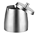 Produktbild Lhbfcy Edelstahl Aschenbecher Mit Deckel Großer Aschenbecher Windgeschützt Sturm Aschenbecher Großer Moderne Aschenbecher Windaschenbecher Außenaschenbecher Geeignet Für Home Office Garten Balkon