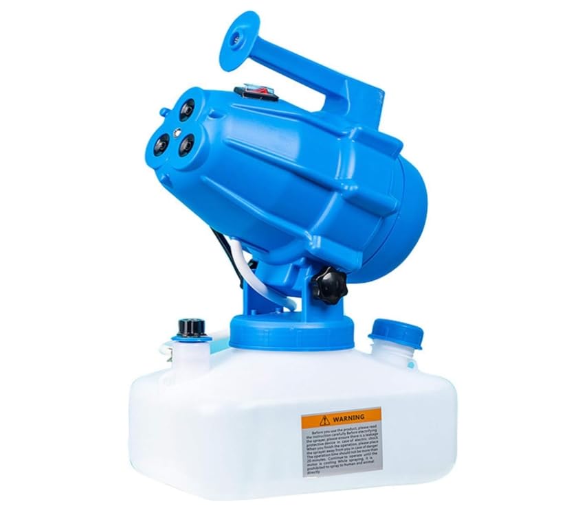 Nebulizzatore Disinfezione Professionale, Spruzzatore Elettrico, Spruzzatore Disinfettante per Luoghi Pubblici/Giardino/Industriale - Nebulizzatore da 5 L di Capacità per Disinfezione (Blu)