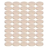 MATÉRIAU DE QUALITÉ: Jetons fabriqués en bois naturel non traité, surface lisse et propre, idéals pour la peinture et la décoration