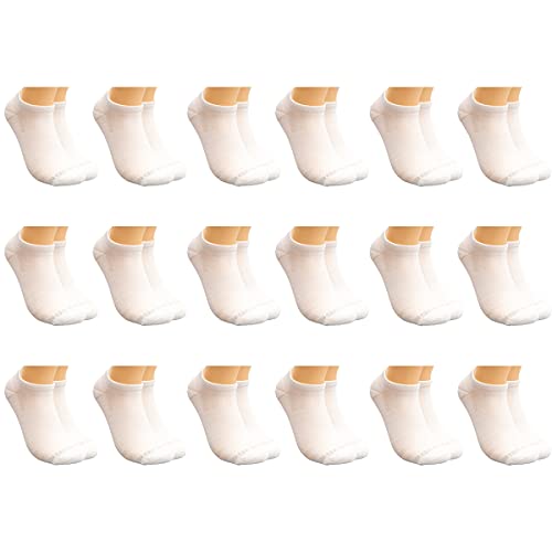 Sof Sole (18 Pairs) Performance Ankle Socks Women Sport Cushion Socks, Womens No Show Socks, Womens Socks Low Cut, White, One Size Sof Sole (18 Pairs) Performance Ankle Socks Women Sport Cushion Socks, Womens No Show Socks, Womens Socks Low Cut, White, One Size