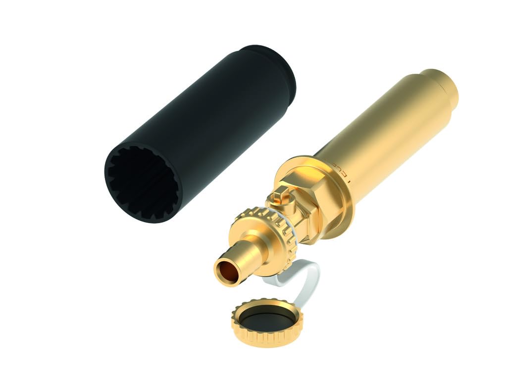 TECE Seal System Baustopfen, mit Füll- und Entleerhahn, mit Dichthülsen, Gewinde 1/2", 704809