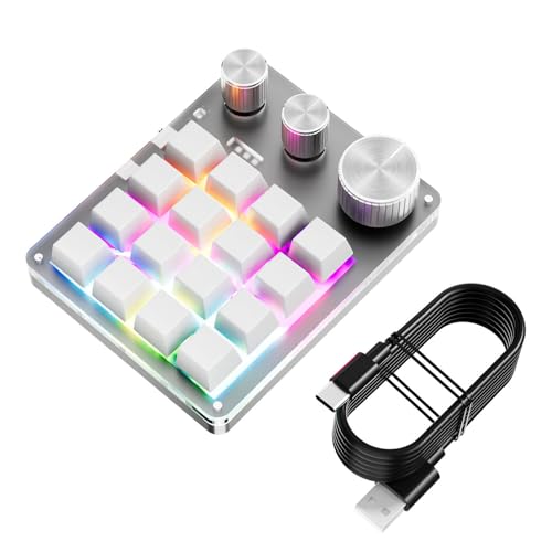 Clavier macro programmable 16 touches pour éviter la fatigue et optimiser le contrôle du volume