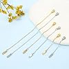 KOPOX 6 Piece Necklace Extender, Gold Plated Necklace Extender, 2", 4", 6" Delicate Necklace Extender Set for Bracelets, Anklets and Jewelry Making (Gold) #2