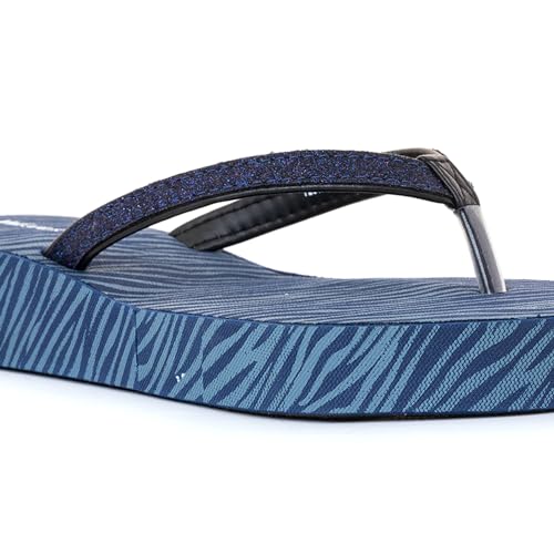 Image of Khadim's Waves Platform Heel Casual Slippers for Women