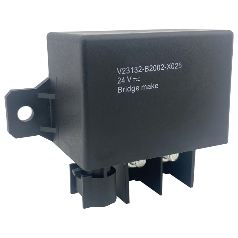 V23132-B2002-X025 24VDC Auto Relay, 1 Form X High Current Relay for Engine Control, Glow Plug & Windshield Heating System (Pack of 1)