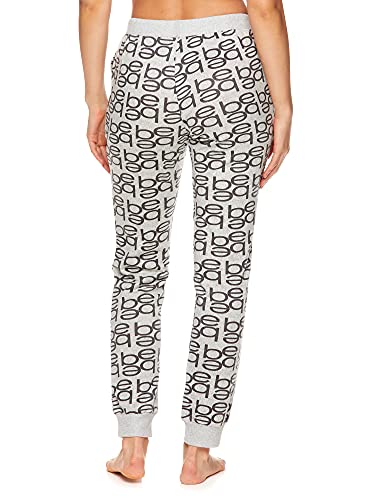Bebe Womens Skinny Jogger Pants Lounge Sleepwear Pajama Bottoms (Heather Grey, X-Large) #TOP4