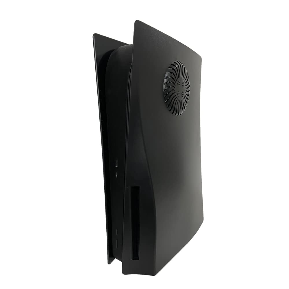 Versione di raffreddamento della piastra frontale PS5 Cover per piastra PS5 per Playstation 5 Edizione disco Prese d'aria turbo aggiornate Piastra laterale di ricambio PS5 Hard antiurto ABS Antigraffi