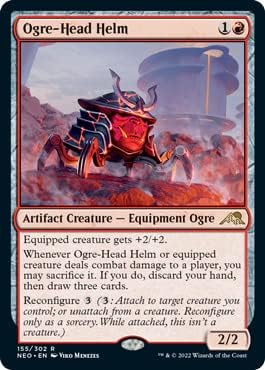 Magic: the Gathering - Ogre-Head Helm (155) - Kamigawa: Neon Dynasty