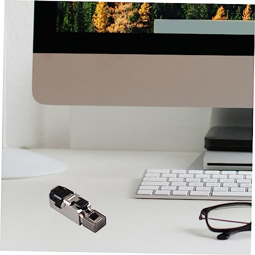 Conector modular ethernet pasante Cat 6 6a protegida jojofuny miniatura 4