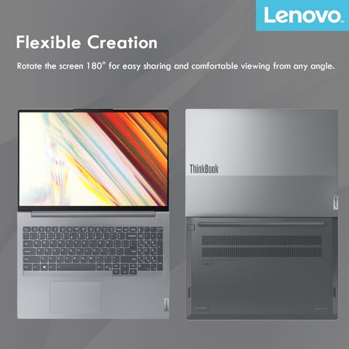 Image of Lenovo ThinkBook 16 G7 16 inch WUXGA Business Laptop, AMD Ryzen 5 7533HS (Beats i7-1355U), 64GB DDR5 RAM, 1TB PCIe 4.0 SSD, USB Type-C, Wi-Fi 6, RJ-45, Fingerprint, Windows 11 Pro, WOWPC USB, no Mouse