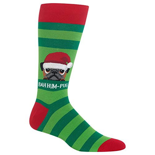 Men's Bah Humpug Crew Socks Green