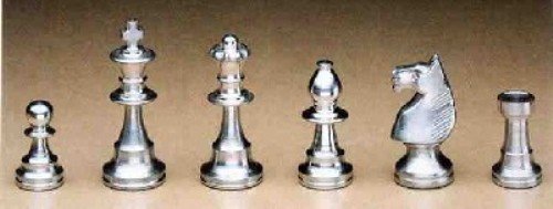Moule en étain figurines d'échecs Staunton pour collectionneurs